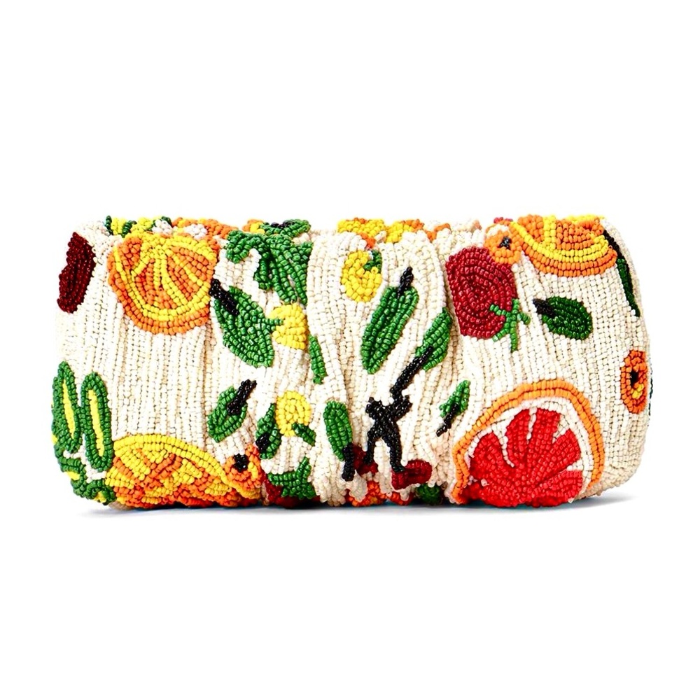 🌺🎉HP🎉🌺 NWT Staud Beaded Bean Bag Fruit Salad - Picture 3 of 16
